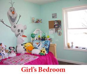 Girl's Bedroom after addition gains additional space |Zimmerman Architects Denville NJ