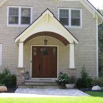 Craftsman-style entry porch