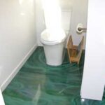 Custom painted floor