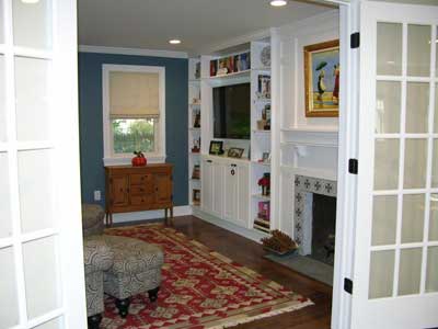 separate quiet reading room area