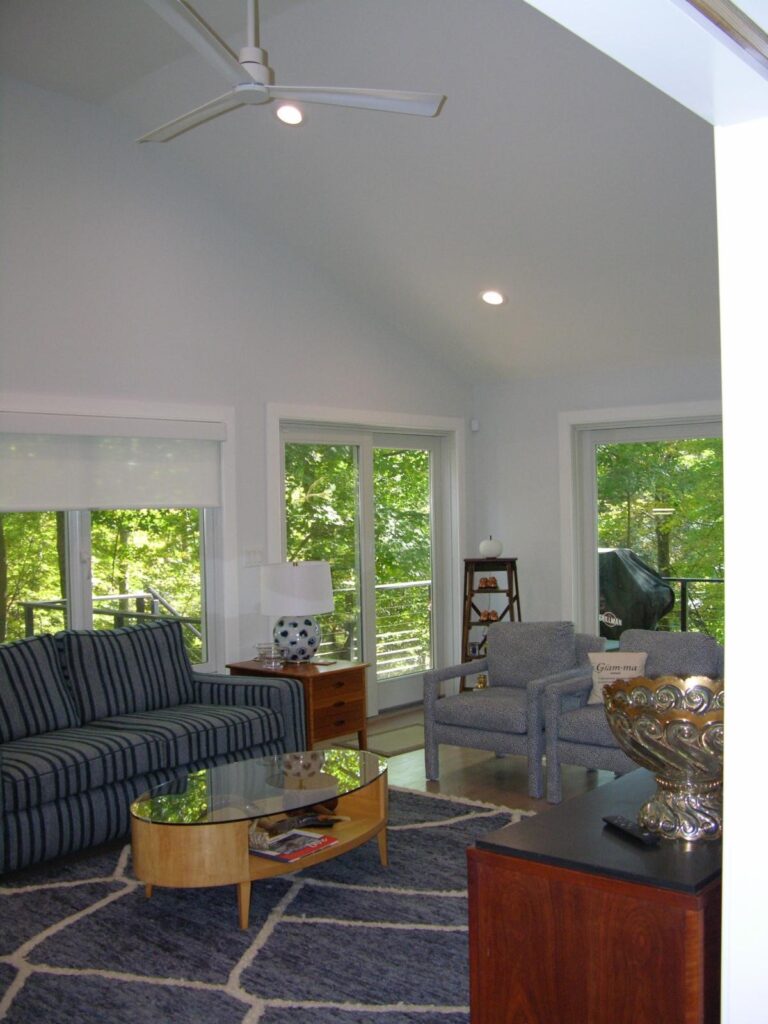 screened-in porch becomes a large sun room